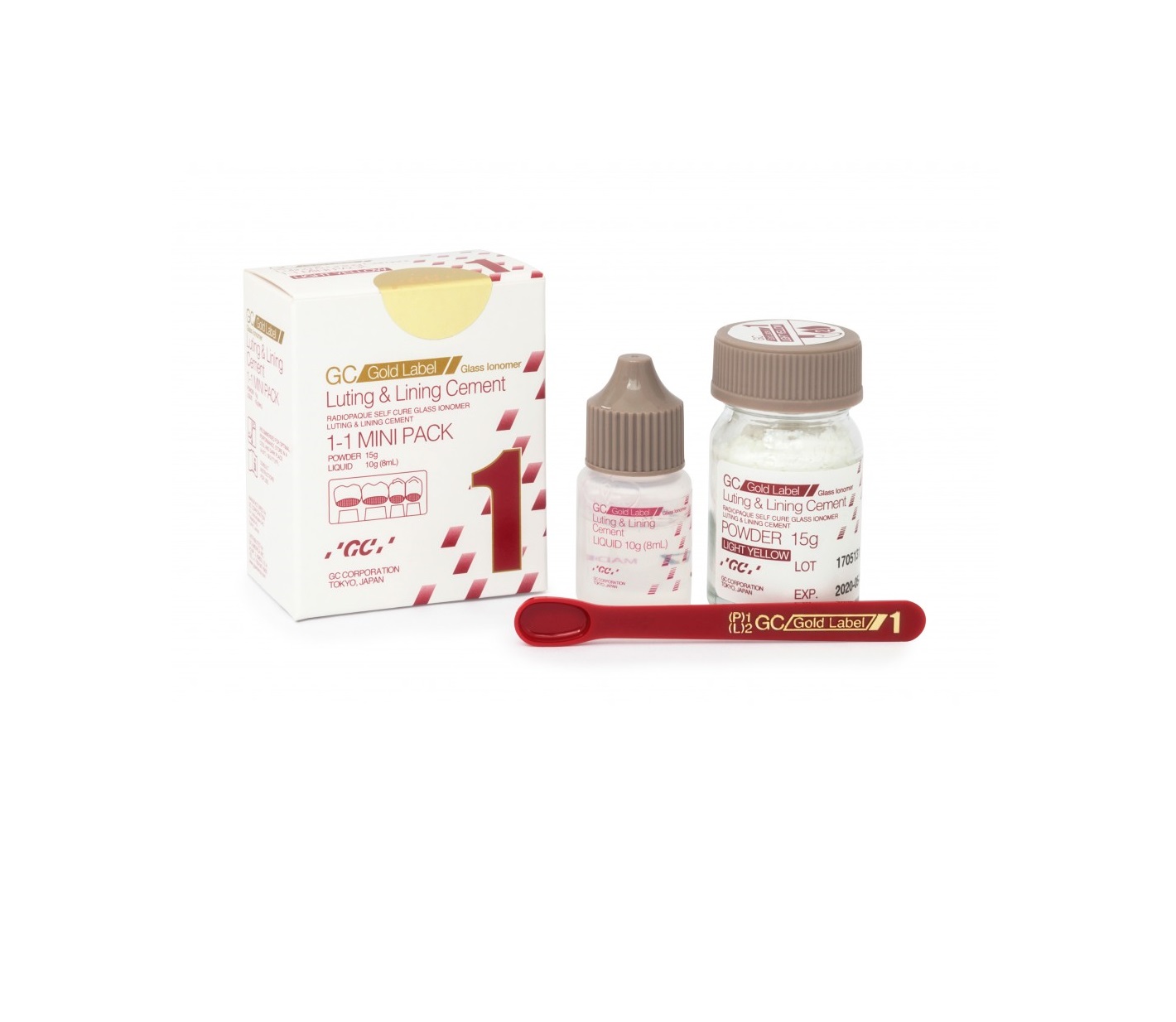 گلاس آینومر لوتینگ و لاینینگ Fuji One Gold Label