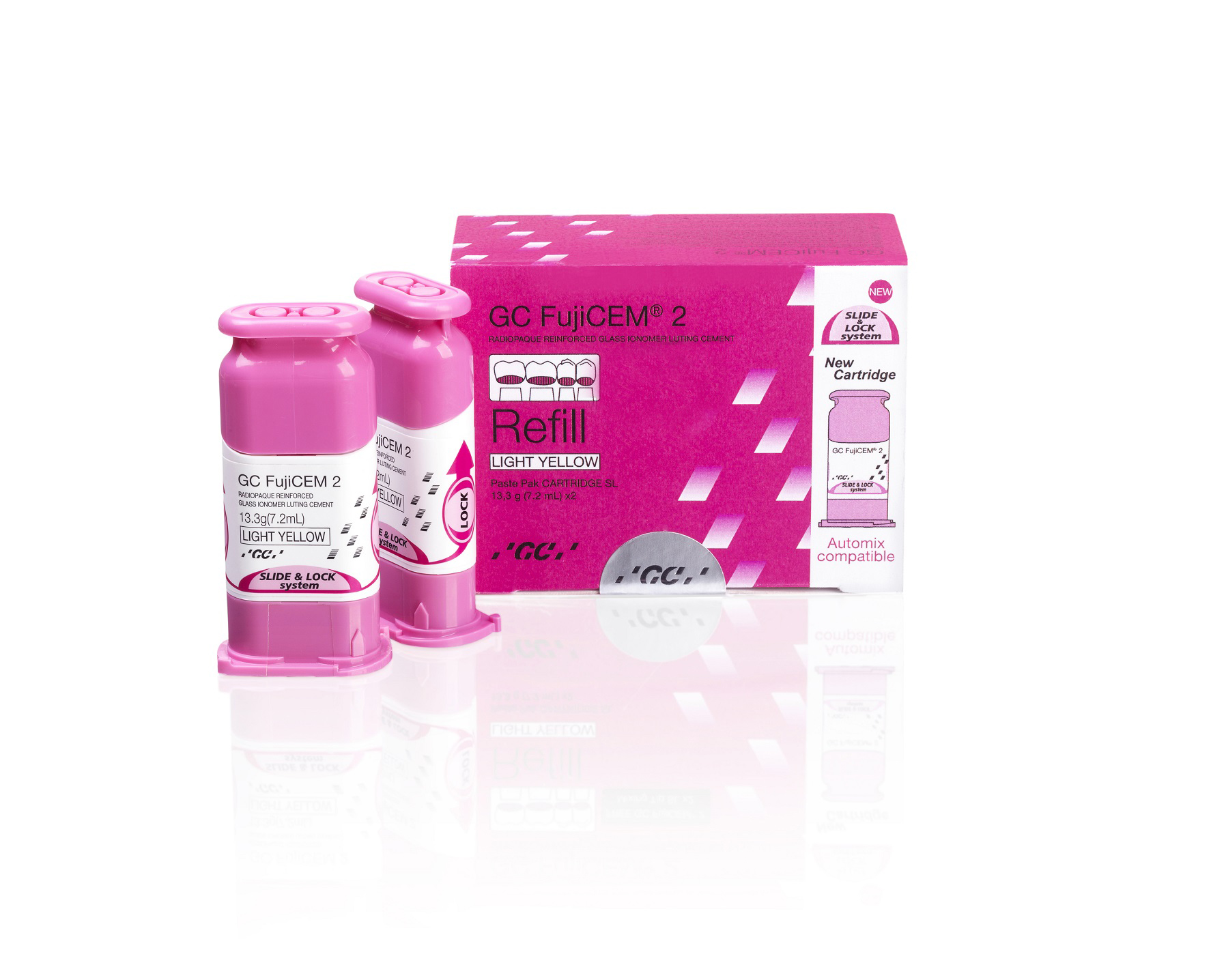گلاس آینومر لوتینگ خمیری تقویت شده (RMGI)Fuji Cem 2   