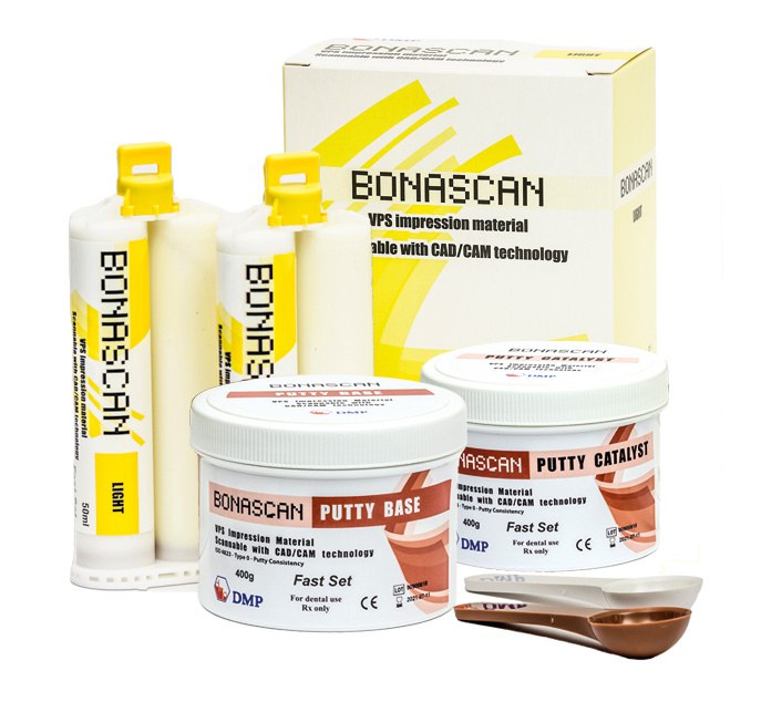 ست مواد قالبگیری شماره یک (BonaScan) با واش DMP Light BonaScan