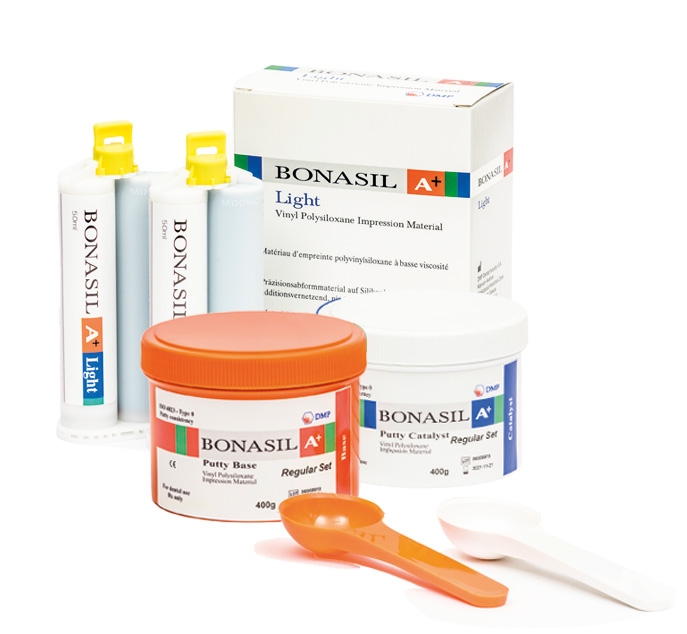 ست مواد قالبگیری شماره چهار (BonaSil) با واش Light و DMP Light Extra 