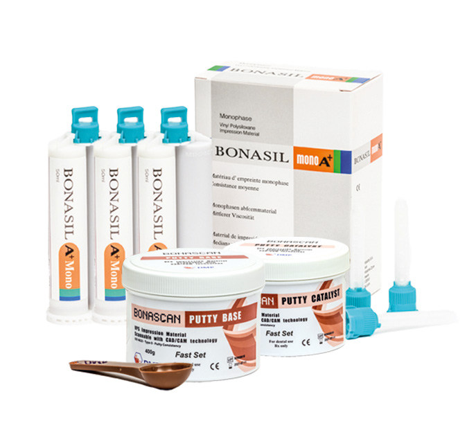 ست مواد قالبگیری شماره دو (BonaScan) با واش DMP Mono