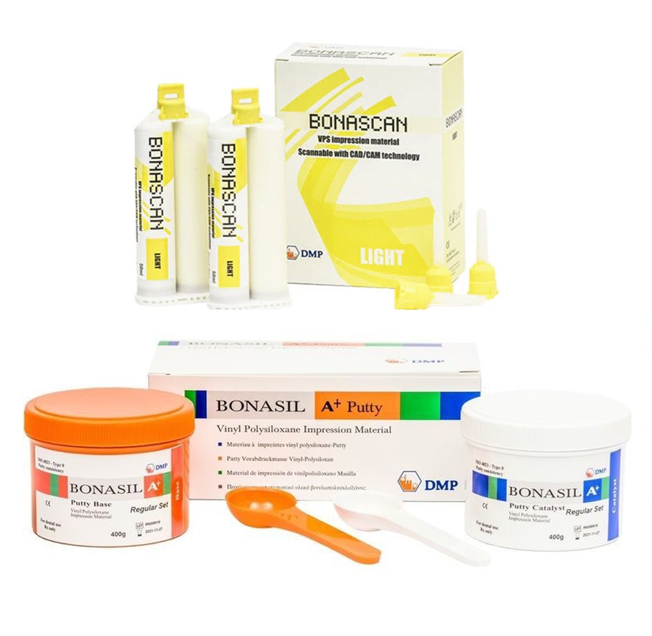 ست مواد قالبگیری شماره یک (BonaSil) با واش DMP Light BonaScan